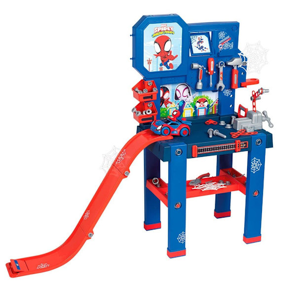 Smoby Bricolo Center Spidey Punainen