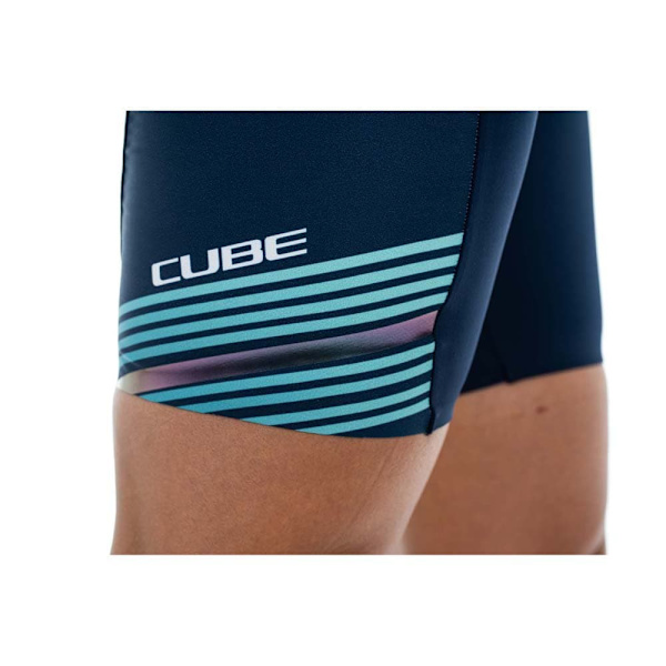 Cube Teamline Cycle Shorts Uden Seler Blå XS Kvinde