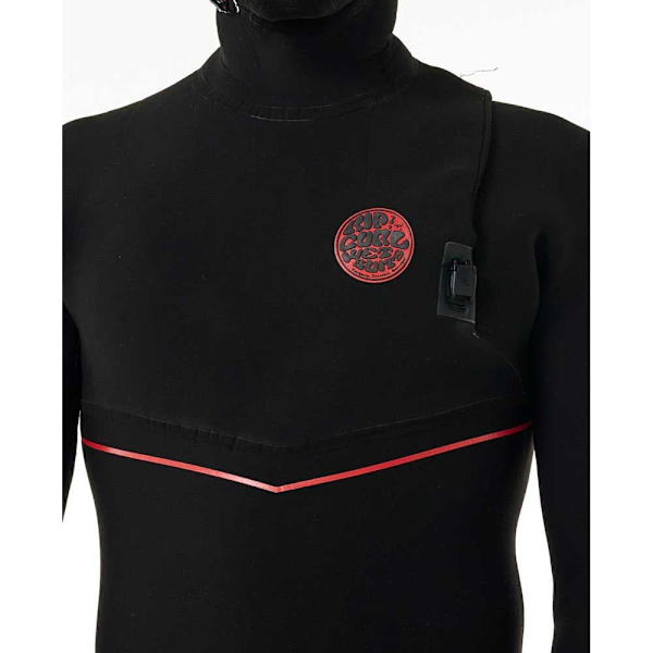 Rip Curl Fbomb Fusion 4 Mm Langærmet Neopren-dragt Med Hætte Og Lynlås Foran  XL