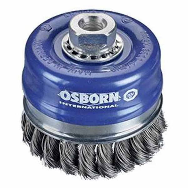 Osborn Kierretty Teräskuppi Pyöreä Harja 0002608184 M140.80 Mm Sininen