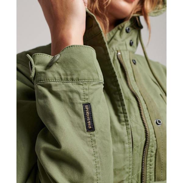 Superdry Jacka Vintage Field Grönt XS Kvinna