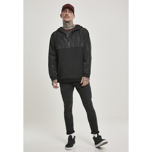 Urban Classics Military Half Zip Sweatshirt Sort M Mand