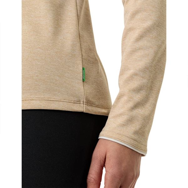 Vaude Essential Pitkähihainen T-paita Beige 40 Nainen