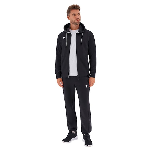Macron Rhodos Sweatshirt Med Lynlås Sort XS Mand