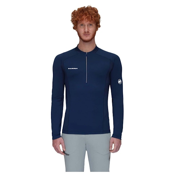 Mammut Långärmad T-shirt Aenergy Fl Zip Blå 2XL Man