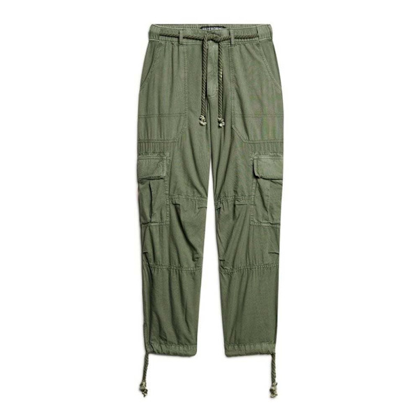 Superdry Lightweight Beach Cargobyxor Grönt 30 Kvinna