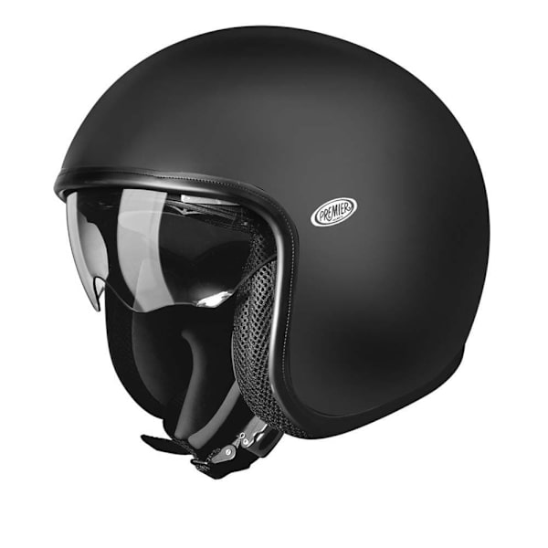 Premier Helmets Åben Ansigtshjelm 23 Vintage U9bm 22.06 Sort M