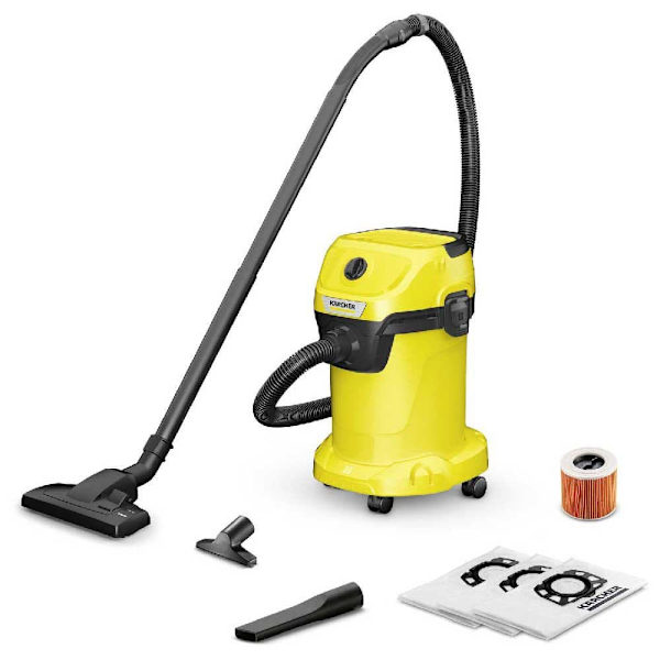 Karcher Støvsuger Wd 3 Home Gul One Size / EU Plug Sort, Gul
