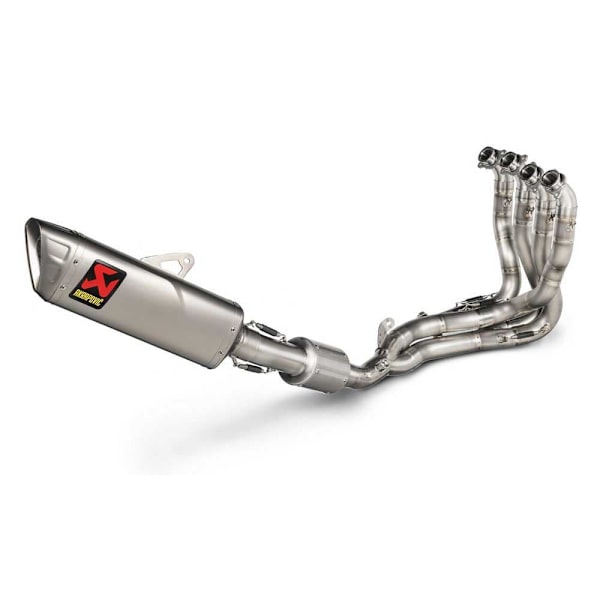 Akrapovic Full Line System Track Day Slip On Line Titanium Muffler Cbr 1000rr-r Fireblade/sp 20 Ref:s-h10so25-aplt/td Silver