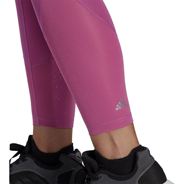 Adidas Strumpbyxor Optime Shine Lila S Kvinna