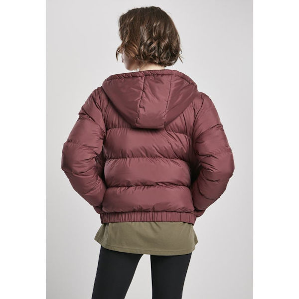 Urban Classics Hættejakke Puffer Rød M Kvinde