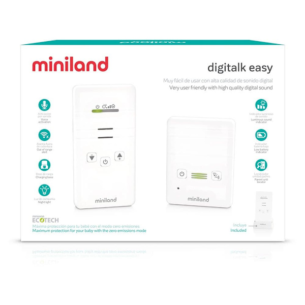 Miniland Babymonitor Easy Hvid