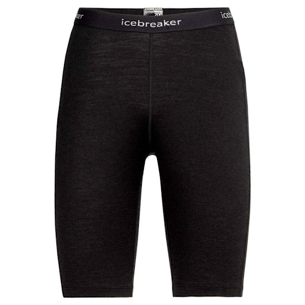 Icebreaker Korte Leggings 200 Oasis Merino Sort S Kvinde