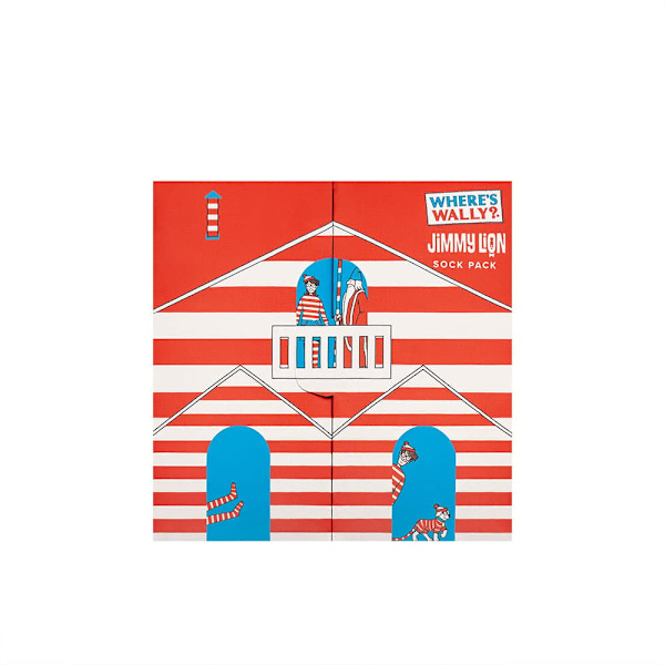 Jimmy Lion Where´s Wally Strumpor 3 Par Blå EU 36-40 Man