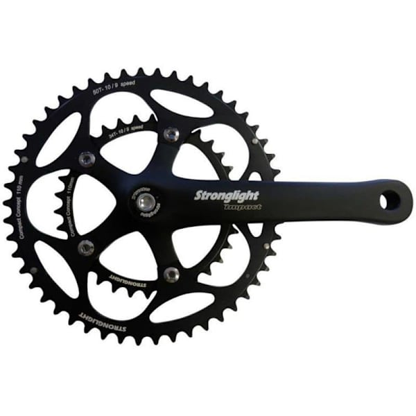 Stronglight Impact 110 Vevparti Svart 175 mm / 48/34t