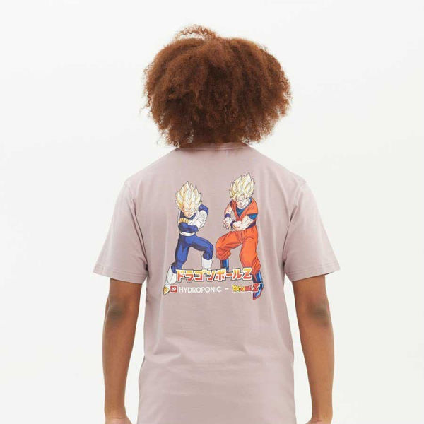 Hydroponic Kortærmet T-shirt Dragon Ball Z Saiyan 2 Beige M Mand