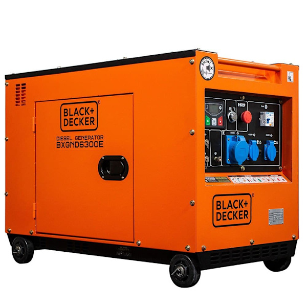 Black & Decker 6000w Diesel-elektrisk Generator