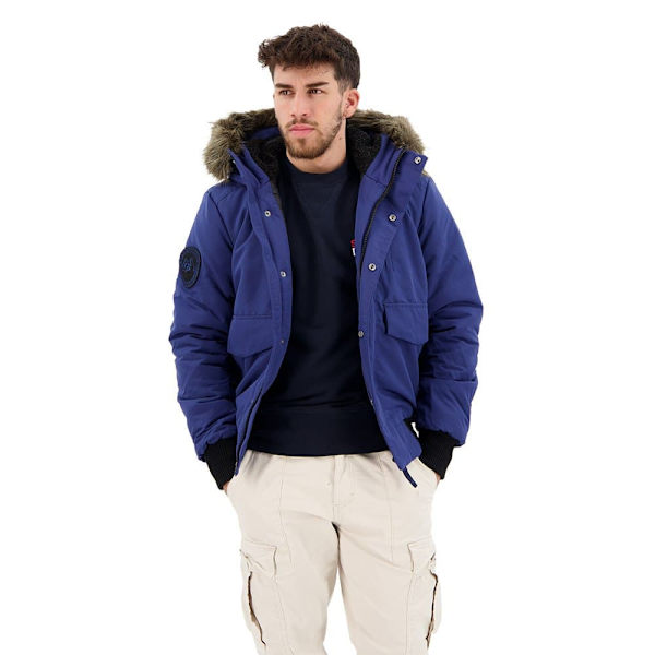 Superdry Bomberjacka Everest Blå XL Man
