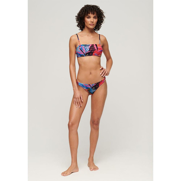 Superdry Tropical Bandeau Bikinitopp Flerfärgad XS Kvinna