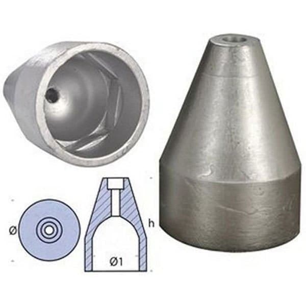 Tecnoseal Anode Ogive Orvea Søvfarvet 56 mm