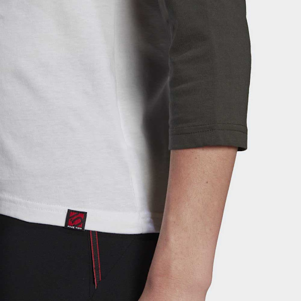 Five Ten Langærmet T-shirt Gfx Hvid S Kvinde