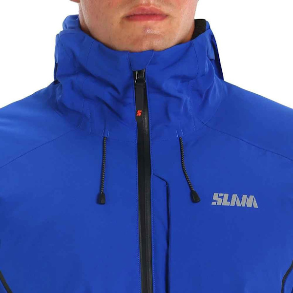 Slam Jakke Active Win Hood Short Blå M Mand
