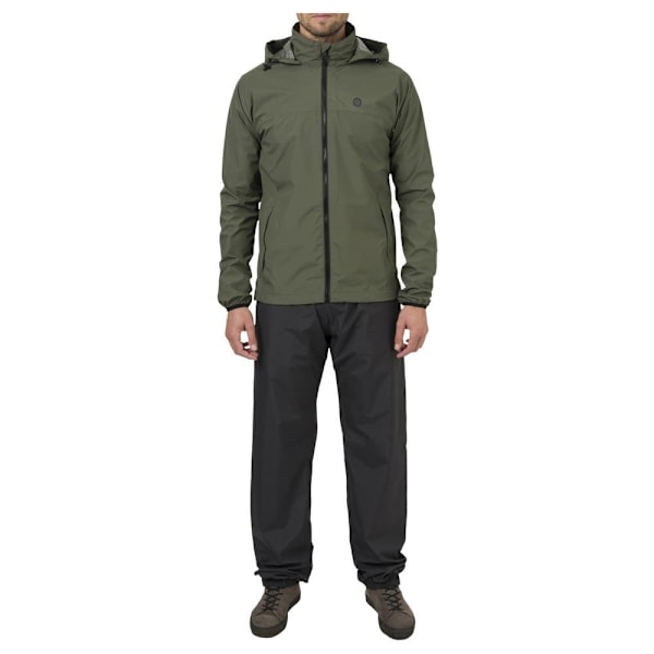 Agu Go Rain Essential Jakke- Og Buksesæt Grøn 2XL Mand