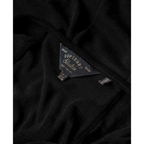Superdry Cutout ærmeløs Midikjole Sort L Kvinde