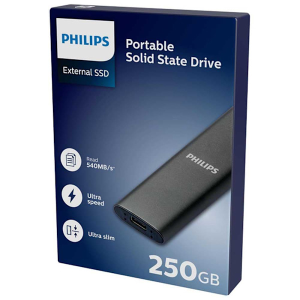 Philips Fm25ss030p M.2 250 Gt Ulkoinen Ssd-kiintolevy