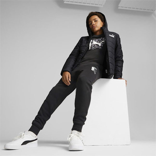 Puma Jacka Ess Padded Svart 5-6 Years Pojke