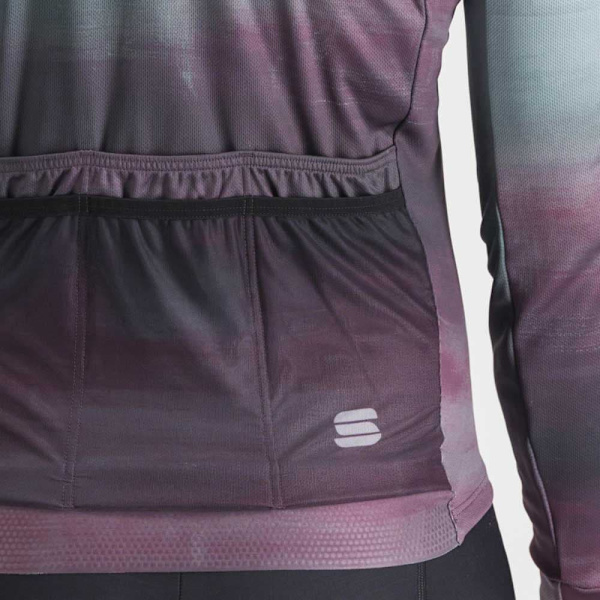 Sportful Pitkähihainen Jersey Flow Supergiara Thermal Vihreä,Harmaa XL Mies