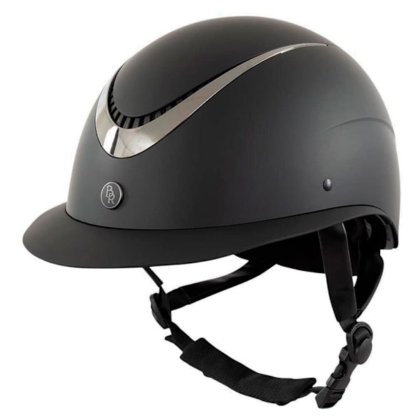 Br Hjelm Theta Plus Painted Dull Vg1 Big Visor Sort 55-57 cm