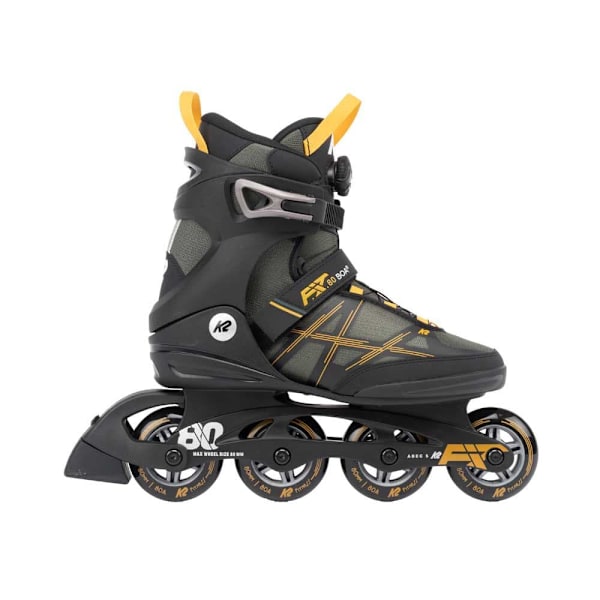 K2 Skate Inline Skøjter F.i.t. 80 Boa Grå EU 44