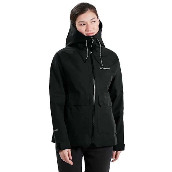 Berghaus Jakke Highraise Sort 14 Kvinde