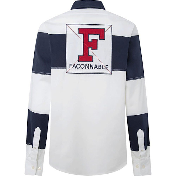 FaÇonnable Fm310810 Skjorte Med Lange ærmer Hvid L Mand