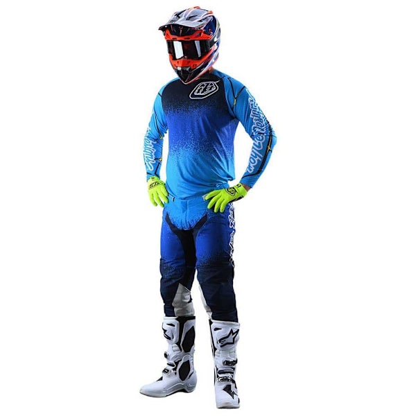 Troy Lee Designs Langærmet T-shirt Se Pro Air Webstar Blå M Mand