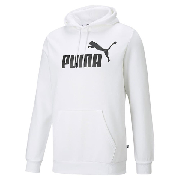 Puma Essental Big Logo Hættetrøje Hvid S Mand