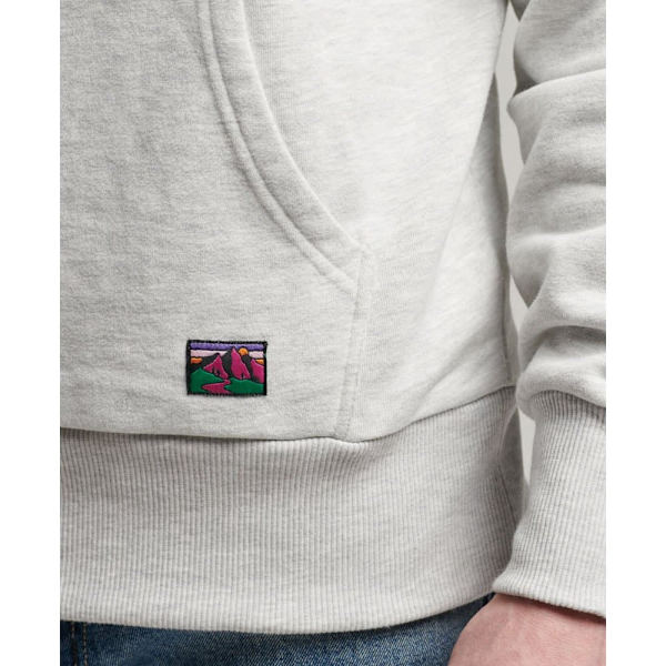 Superdry Hættetrøje Vintage 90s Terrain Hvid XL Mand