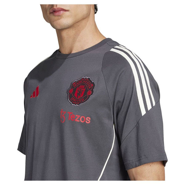 Adidas Manchester United 24/25 Eu Lyhythihainen T-paita Harmaa S