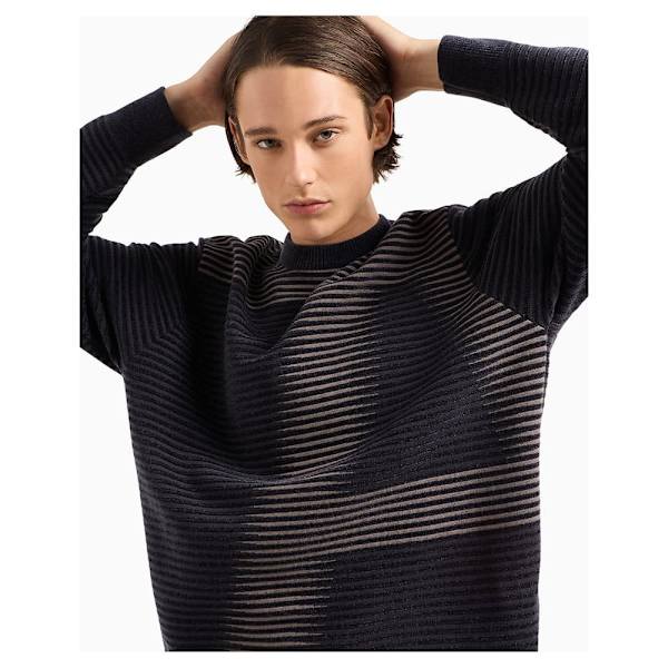 Armani Exchange 6dzm2p_zm4pz Trøje Blå 2XL Mand
