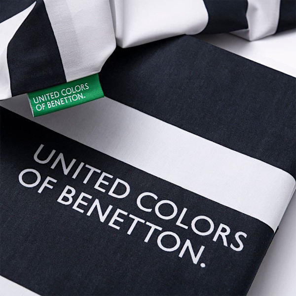 Benetton Filt 200tc 3 Enheter Vit,Svart