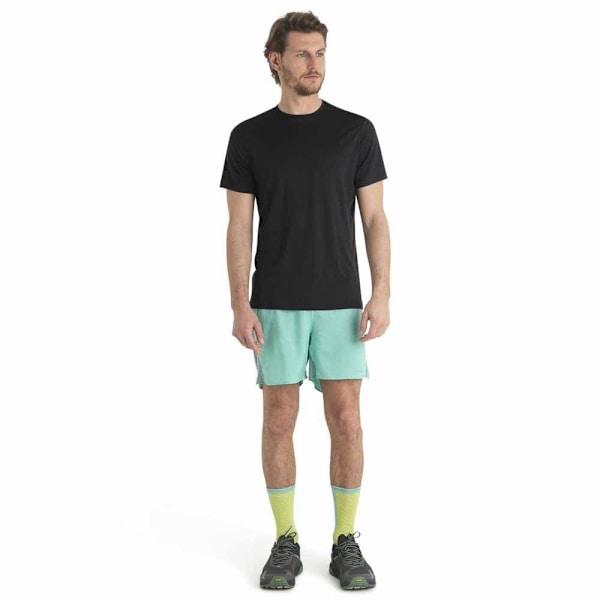 Icebreaker Kortærmet T-shirt Merino 125 Cool-lite Sphere Iii Sort S Mand