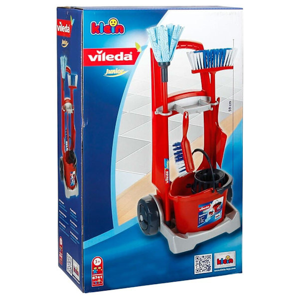 Klein Vileda Cleaning Trolley Flerfärgad