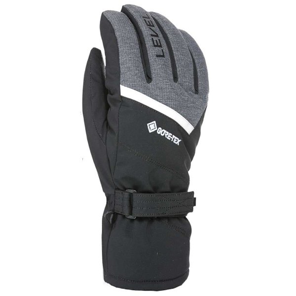 Level Handsker Evolution Goretex Sort,Grå XL Mand