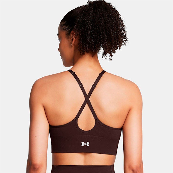 Under Armour Vanish Seamless Sporttopp Lågt Stöd Brun XS Kvinna
