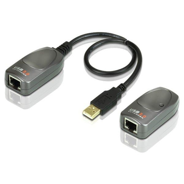 Aten Usb 2.0 Cat5e/6 Extender 60 M Musta