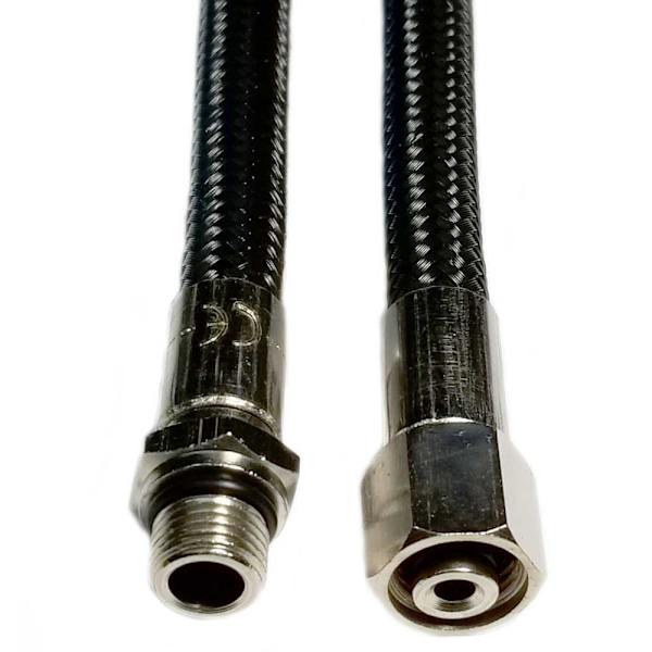 Metalsub Regulator Flex Hose Male 1/2´´ Unf Sort 213 cm