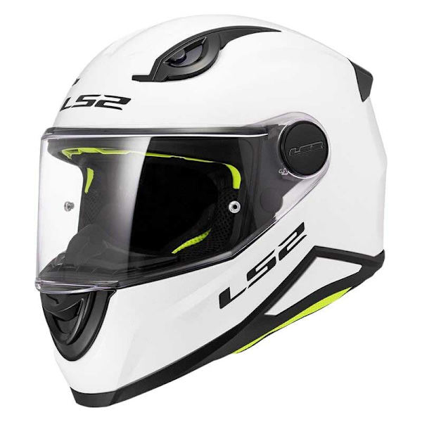 Ls2 Ff812 Kid Solid Fullface-hjelm Hvid L