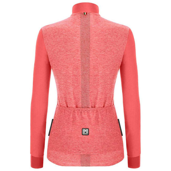 Santini Colore Puro Pitkähihainen Trikoo Punainen 2XS Nainen