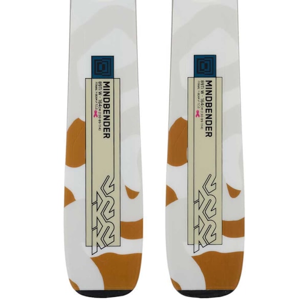 K2 Kvinna Alpina Skidor Mindbender 89ti Beige 158
